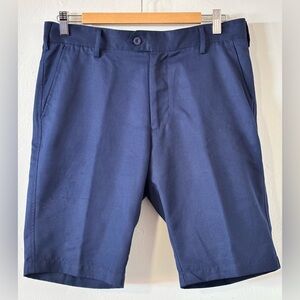 Bugatchi Navy Blue Tailored Performance Shorts Men’s Size 32